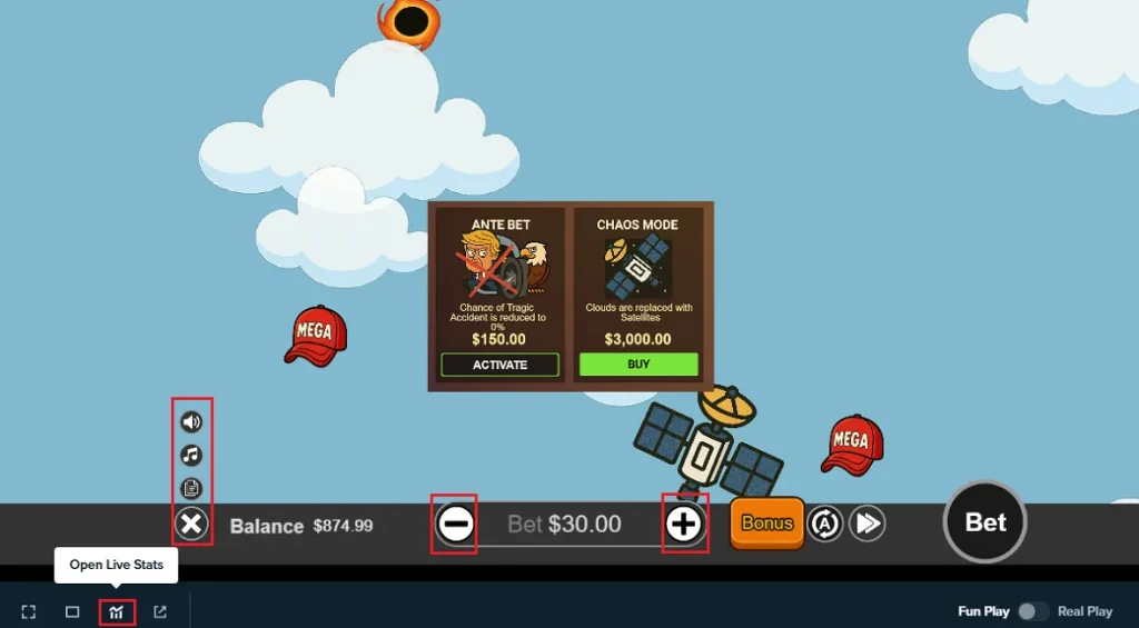 Interface in demo